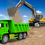 Sand Excavator Truck Driving Rescue Simulator game MOD