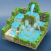 Flow Water Fountain 3D Puzzle MOD Apk